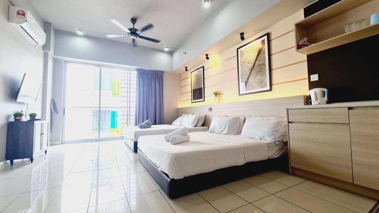 Pangsapuri Aeropod 2 Queen Bed Near Airport & Kk Free Parking Netflix